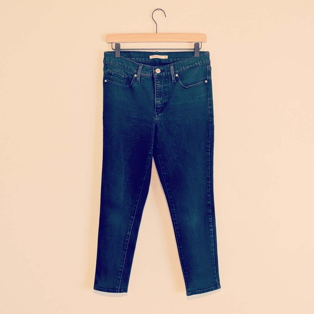 LEVI STRAUSS 311 Shaping Skinny Black Skinny Jeans Women's Size 29